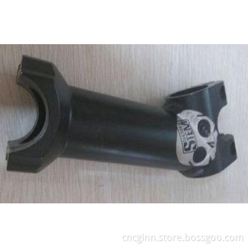 Black Anodized Mountain Bicycle Parts Aluminium Parts In CN